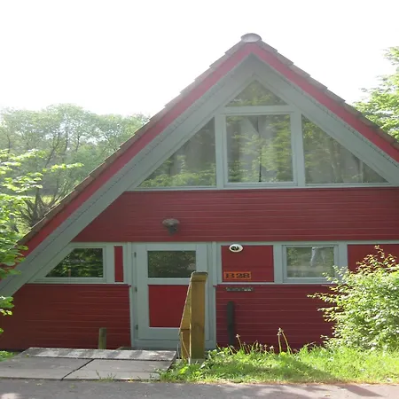 Wooden Bungalow With A Terrace In A Wooded Area *