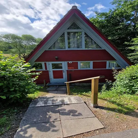 Holiday home Wooden Bungalow With A Terrace In A Wooded Area